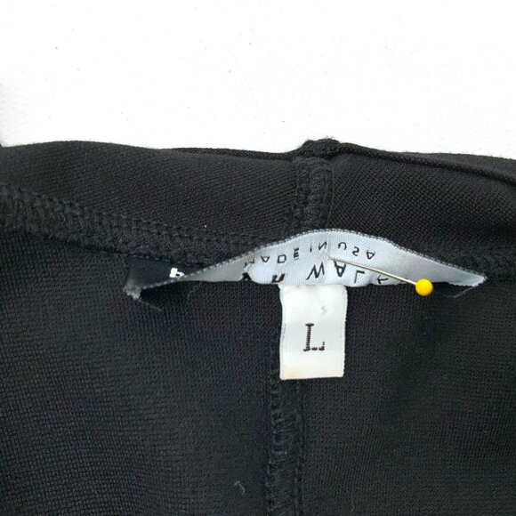 Bryn Walker Black Long Vest Open Front Cardigan Career Lagenlook XL - Picture 14 of 16